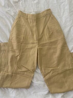 Sandro Waist Wide Leg Trousers